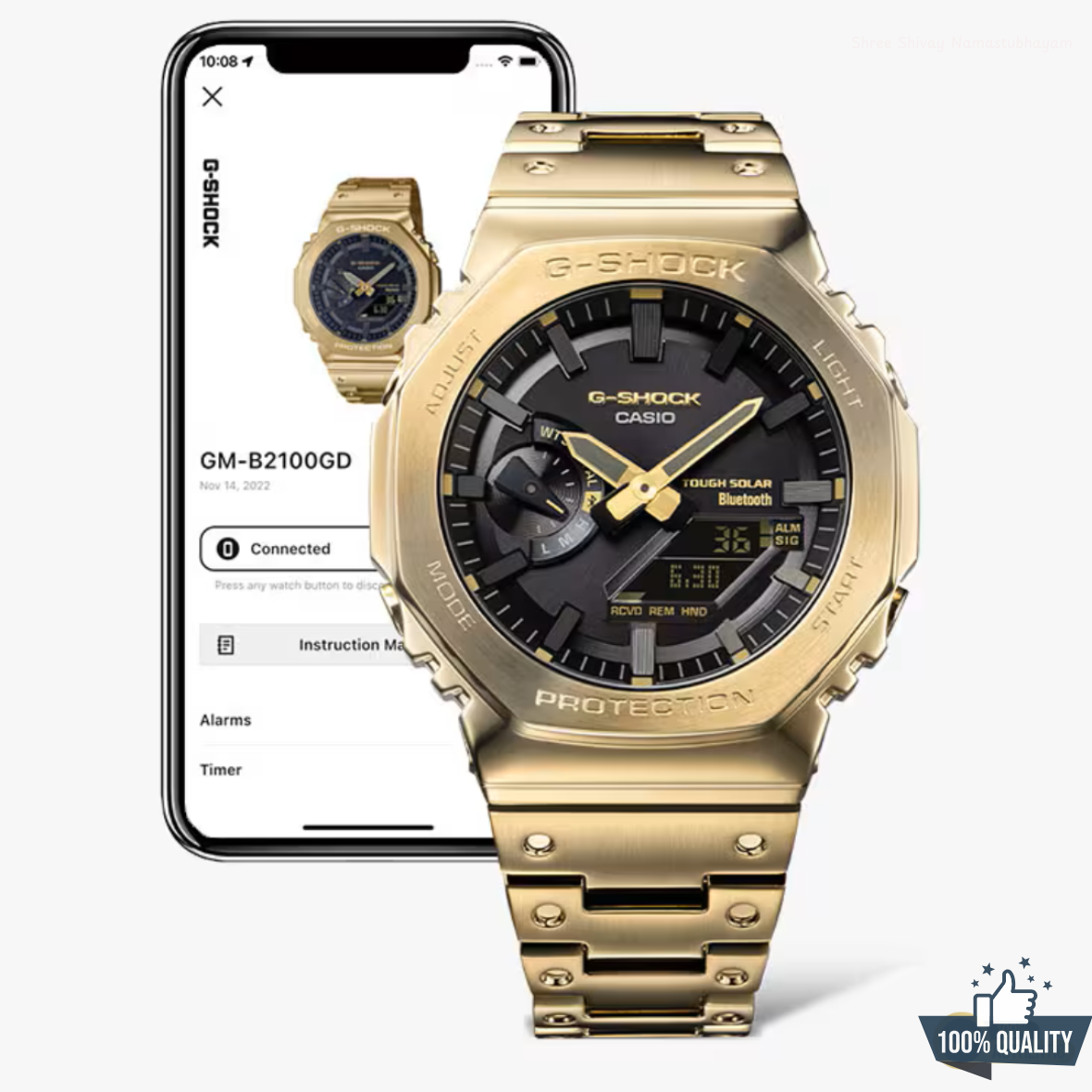 C--1A2110205 Golden Black Watch/.